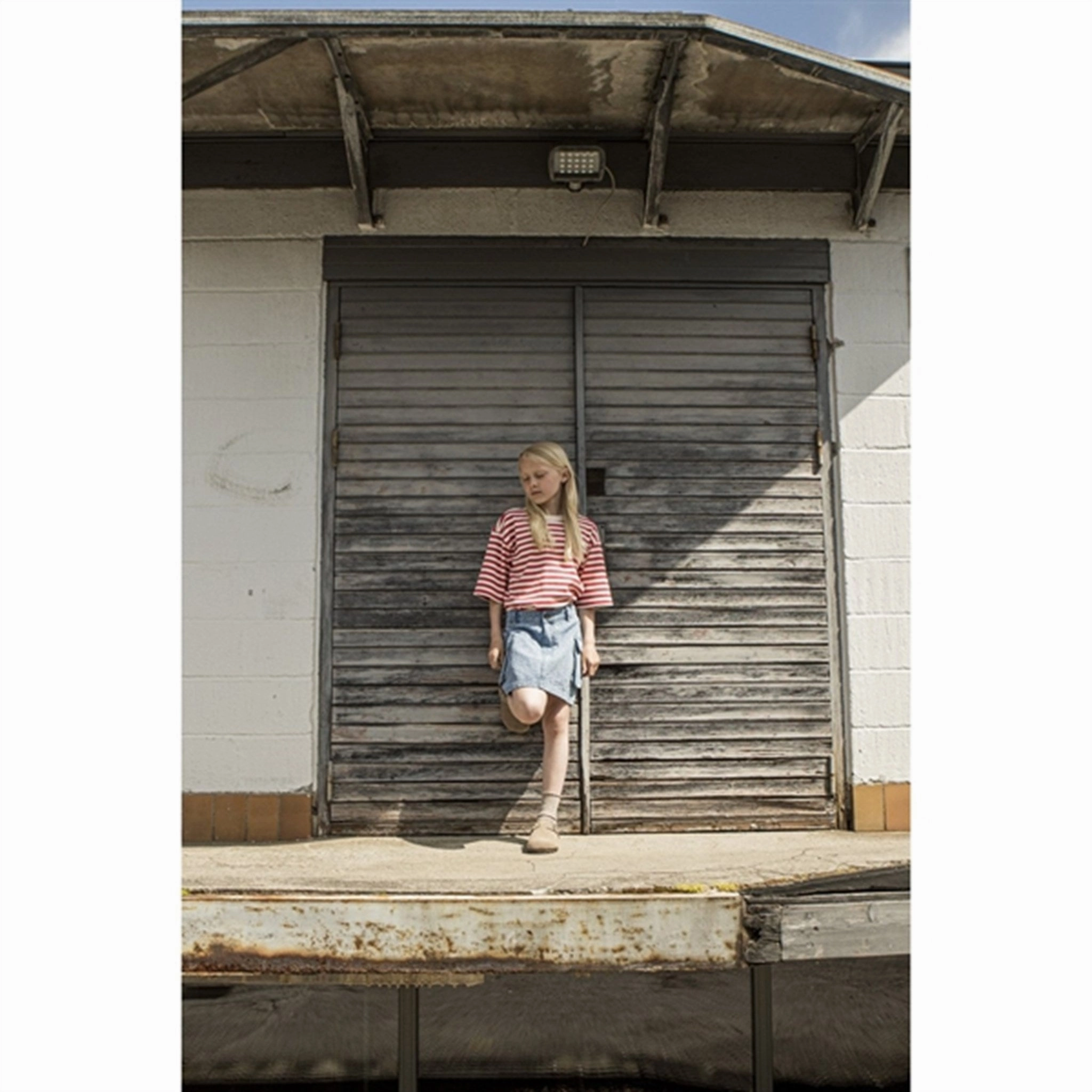 Sofie Schnoor Berry Red T-Shirt Active Layering Casual Chic