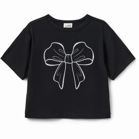 Sofie Schnoor Black Asitask T-Shirt Double Stitched Seams Classic Smart