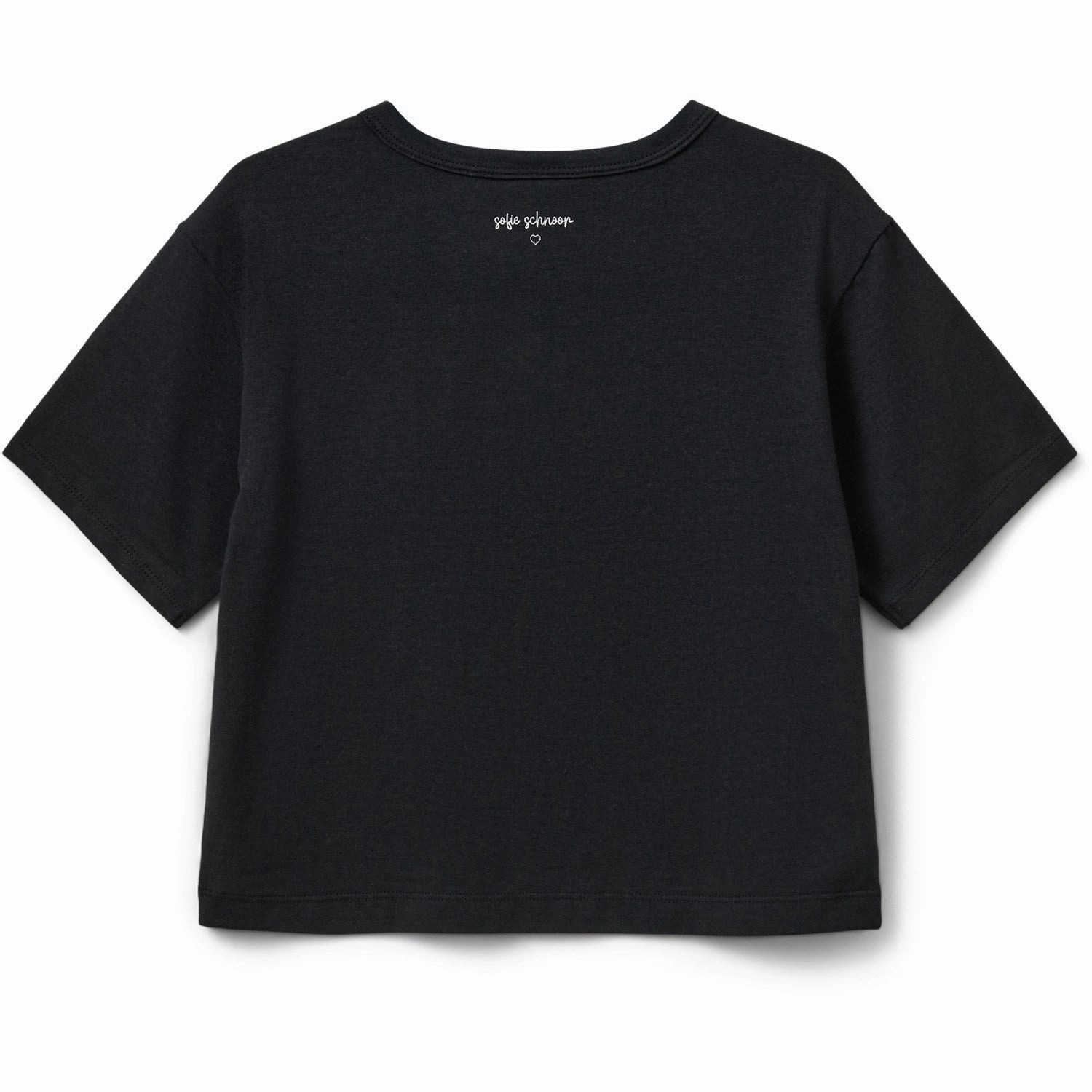 Sofie Schnoor Black Asitask T-Shirt Chilly Day Comfort Trendy Tops