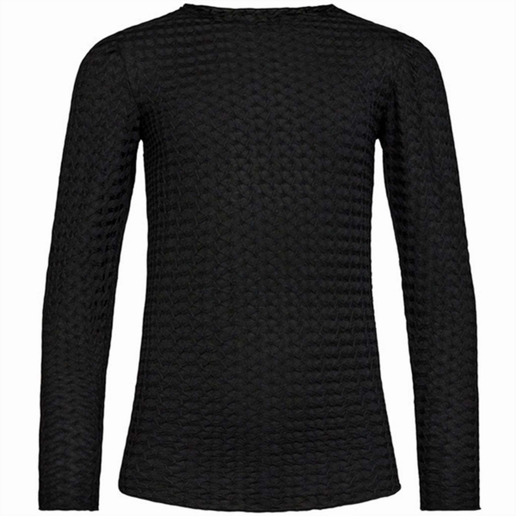 Sofie Schnoor Black Blouse Winter Layering