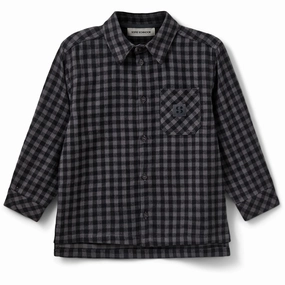 Sofie Schnoor Black Checked Shirt Comfort-First Functional Fashion