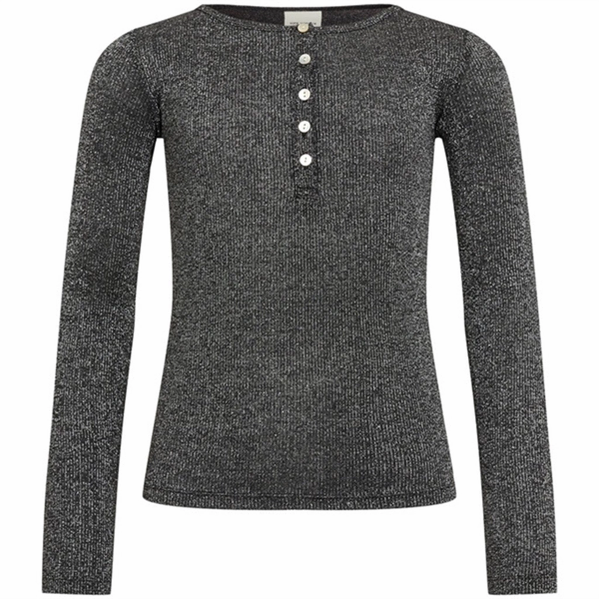 Sofie Schnoor Black Glitter Blouse Flexible Movement