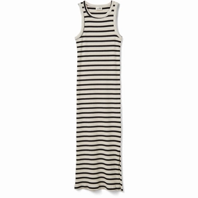 Sofie Schnoor Black Off White Facitasy Dress Chic beachwear dress Modern Edge
