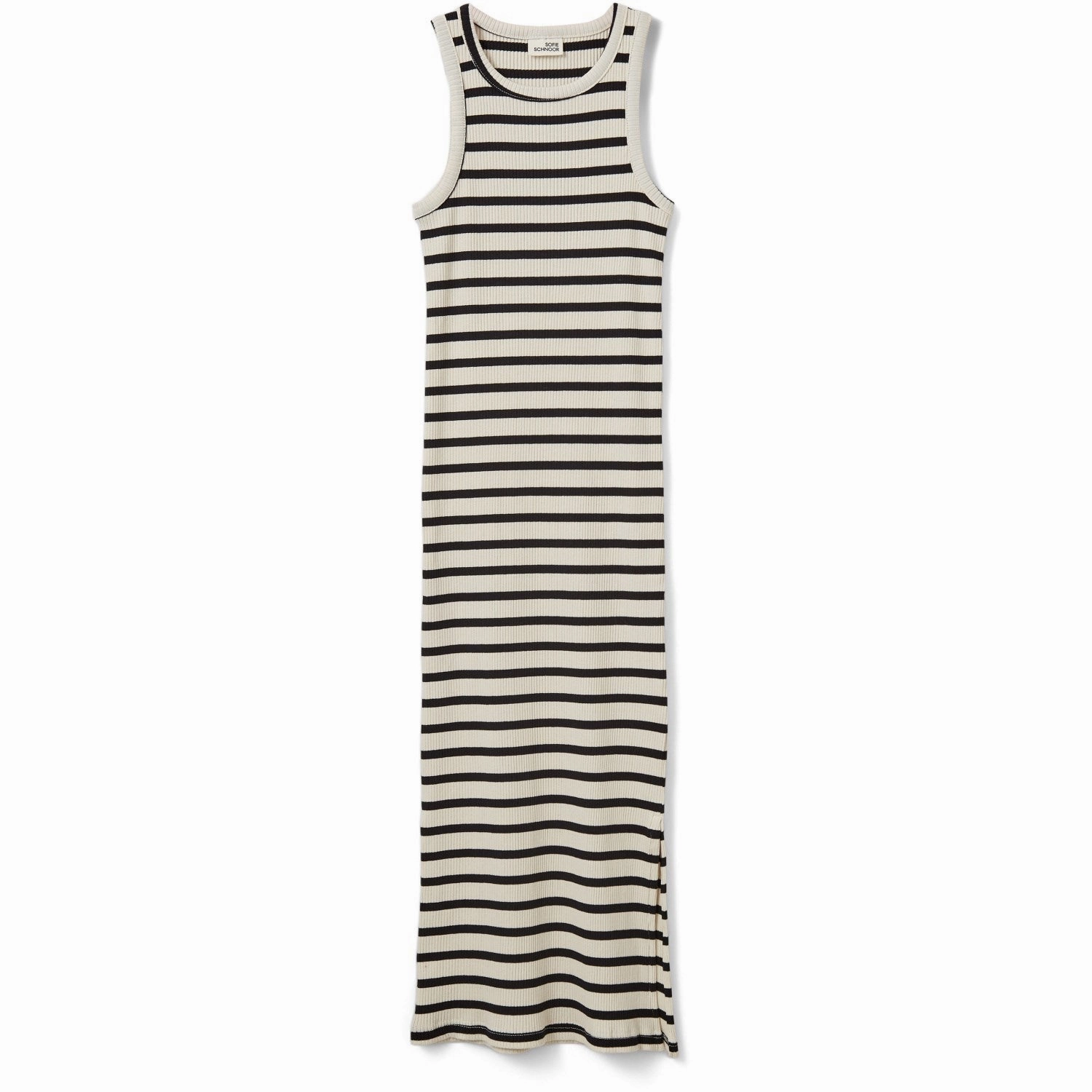 Sofie Schnoor Black Off White Facitasy Dress Fall Go Removable-Straps