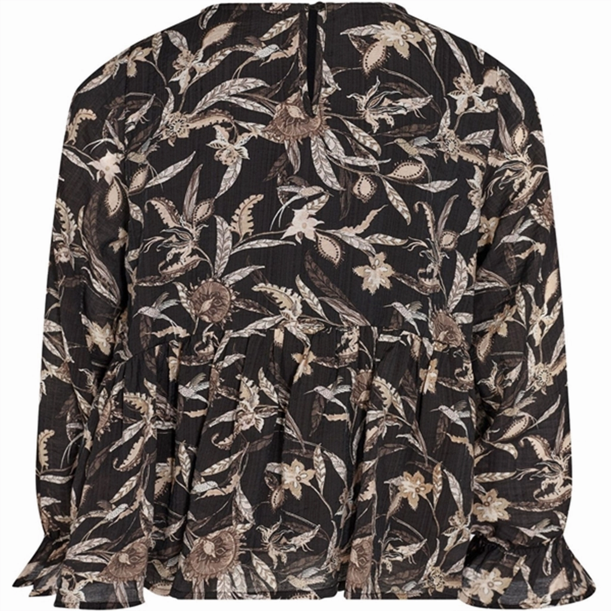 Sofie Schnoor Black Shirt High-Quality Craftsmanship Subtle patterns