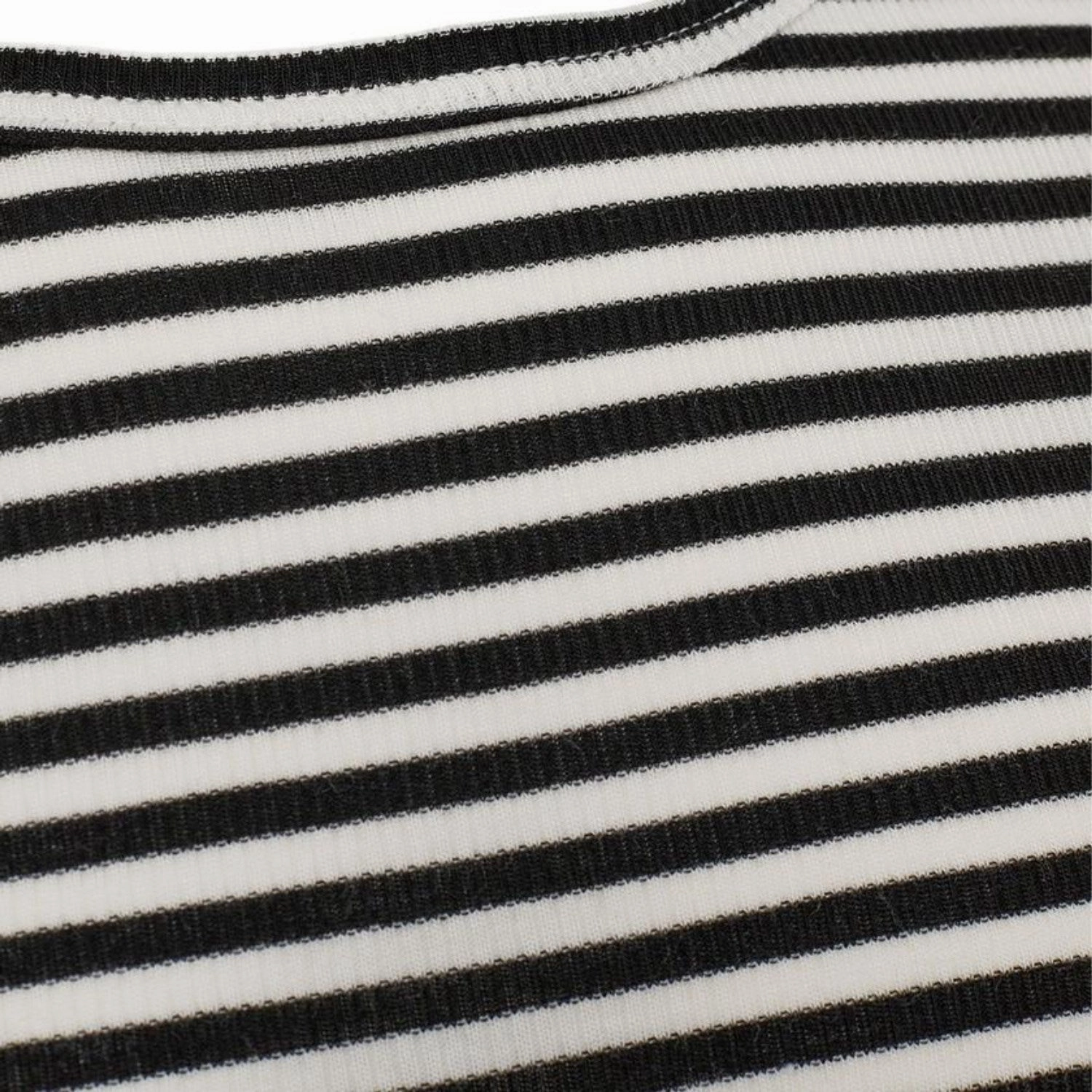 Sofie Schnoor Black Striped Blouse Shimmer Effect Neutral Tone