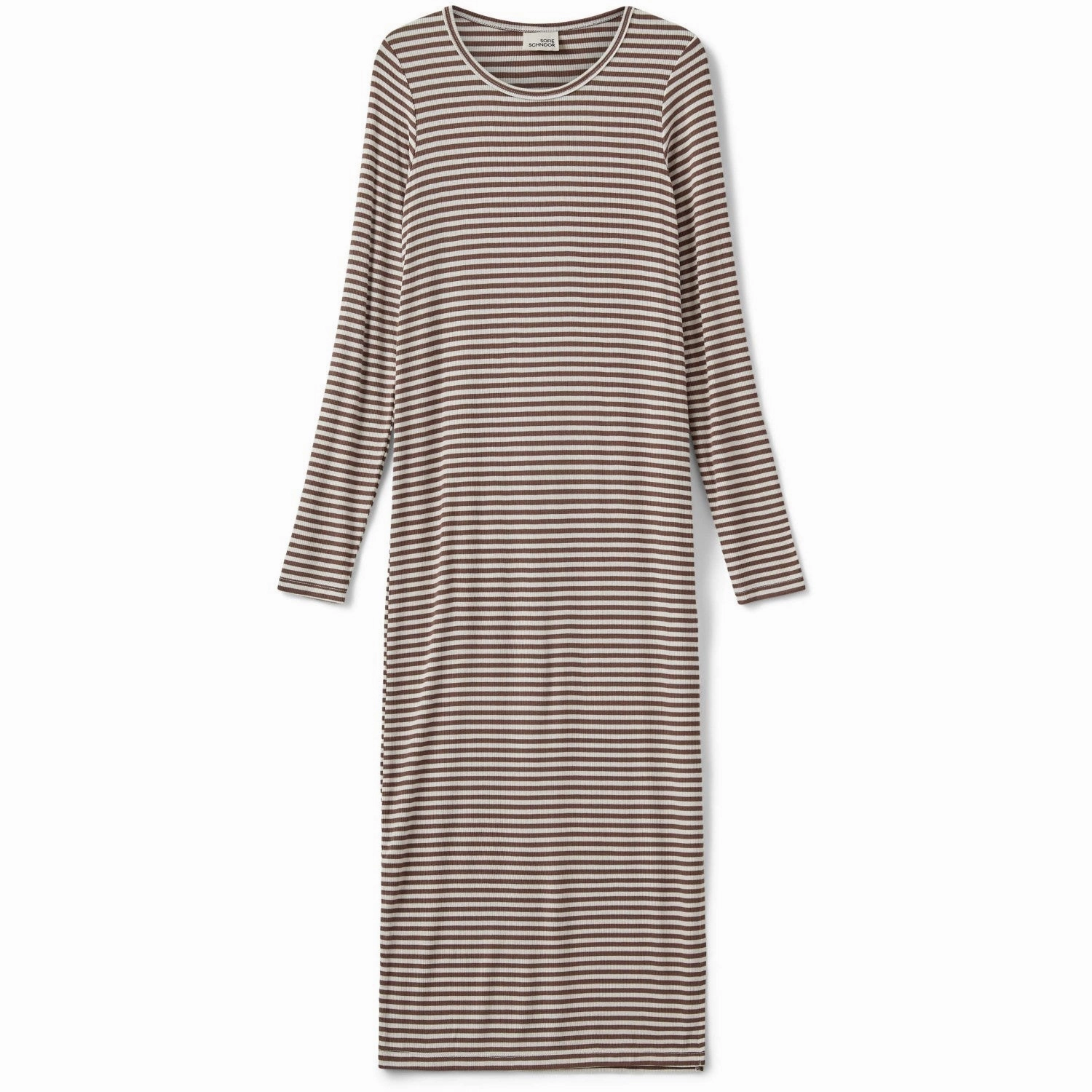 Sofie Schnoor Brown Striped Dress Timeless Beauty Cool Shape