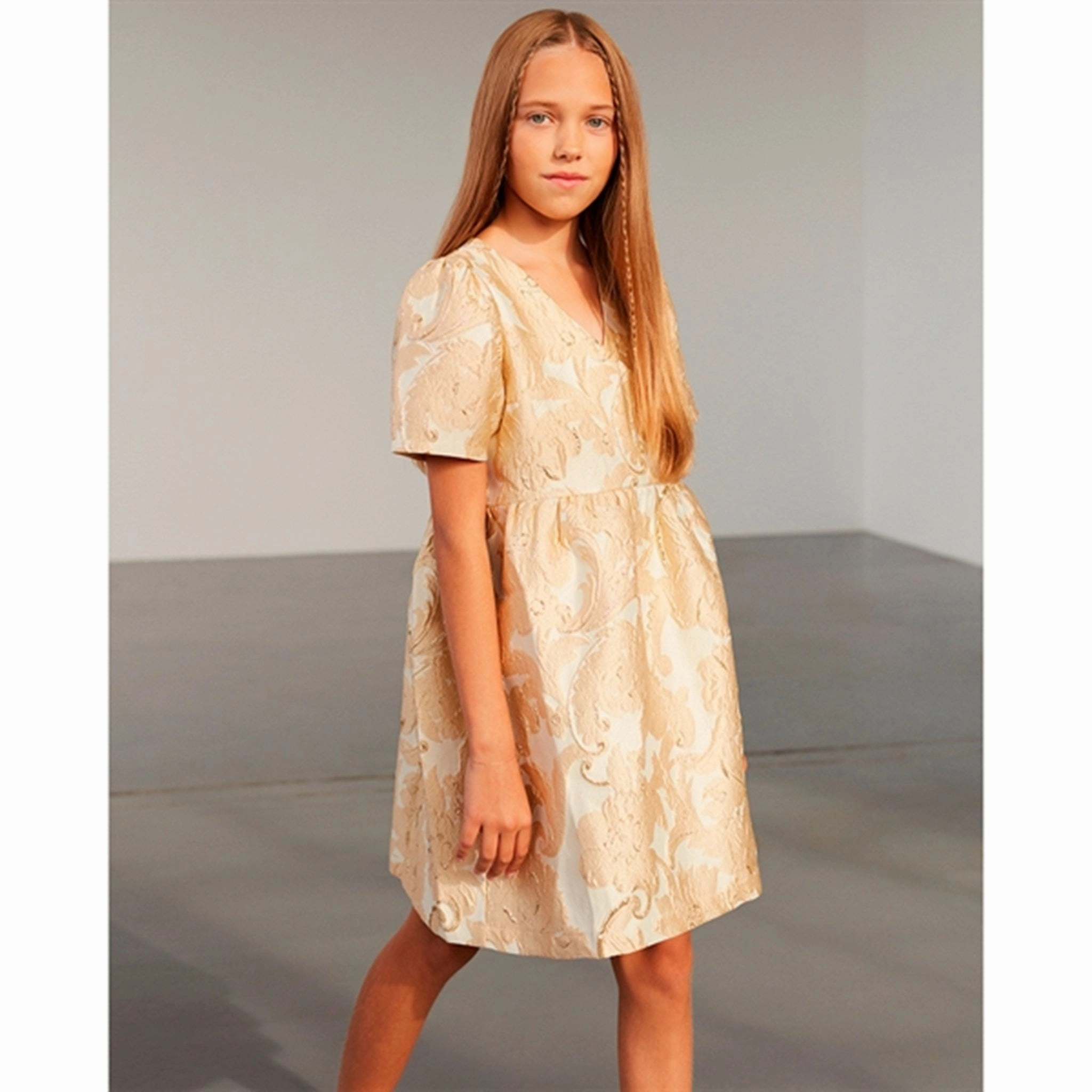Sofie Schnoor Creme Dress Unique Cut