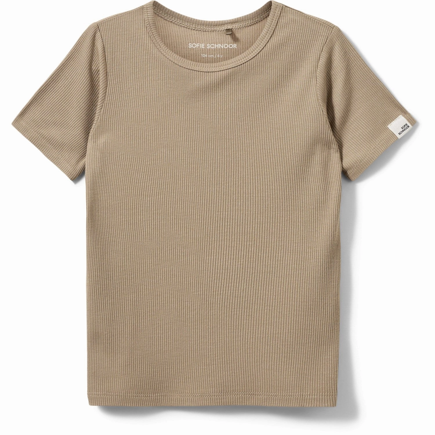 Collared Adult Wear Sofie Schnoor Dark Sand T-Shirt