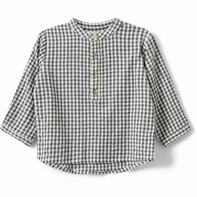 Recycled Polyester Blend Sofie Schnoor Grey Check Shirt