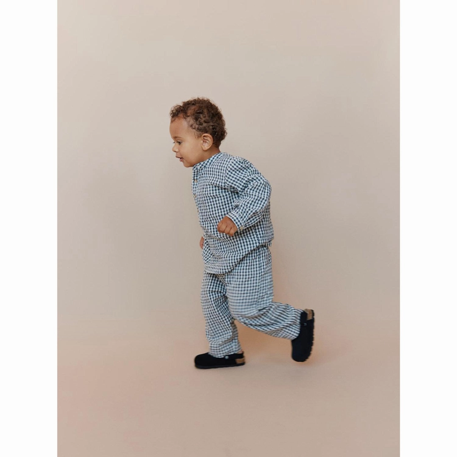 Sofie Schnoor Grey Check Shirt Soft touch finish