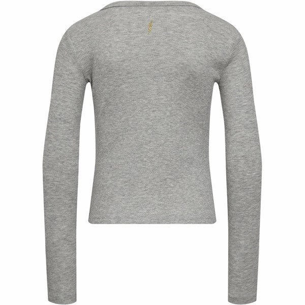 Sleek Silhouette Flexible Movement Sofie Schnoor Grey Melange Blouse