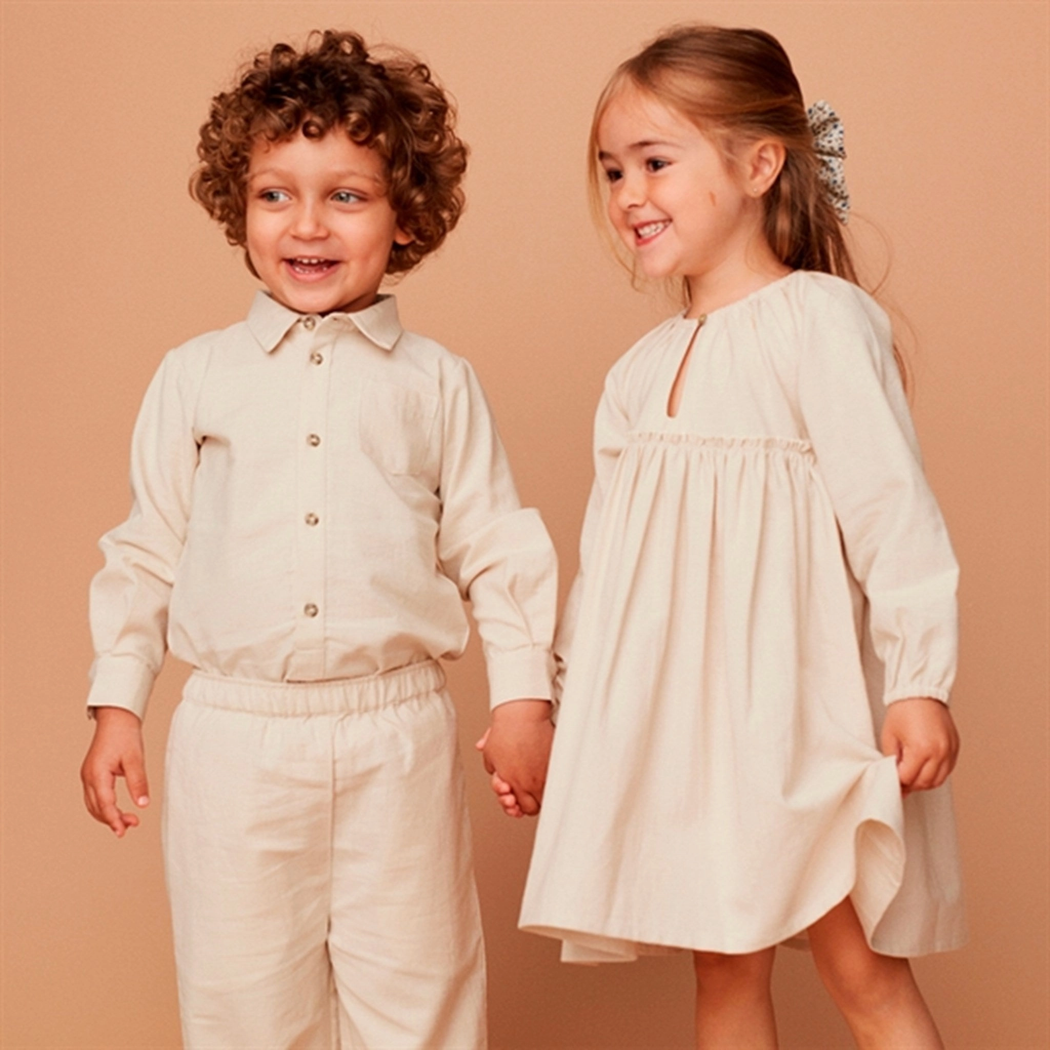 Sofie Schnoor Nature Dress Smooth Texture Perfect Wear