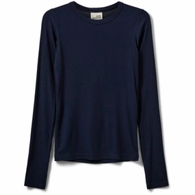 Sofie Schnoor Navy Blue Blouse Weekend Outing Timeless elegance