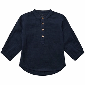 Fitted Cut Sofie Schnoor Navy Blue Blouse