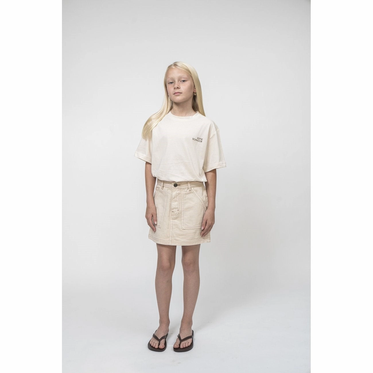 Sofie Schnoor Off White T-shirt Non-toxic Outdoor Gear