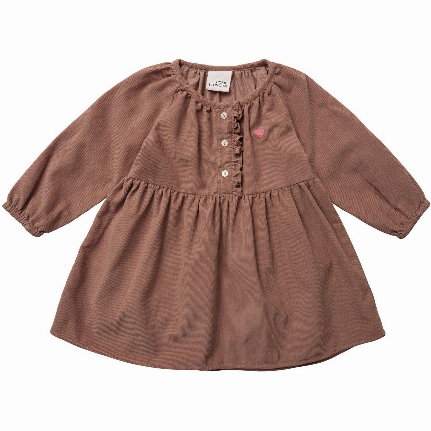 Sofie Schnoor Rosy Brown Dress Heritage-Brand Urban Wear