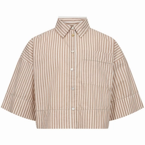 Sofie Schnoor Rosy Brown Shirt Workwear Ready Stylish Appearance