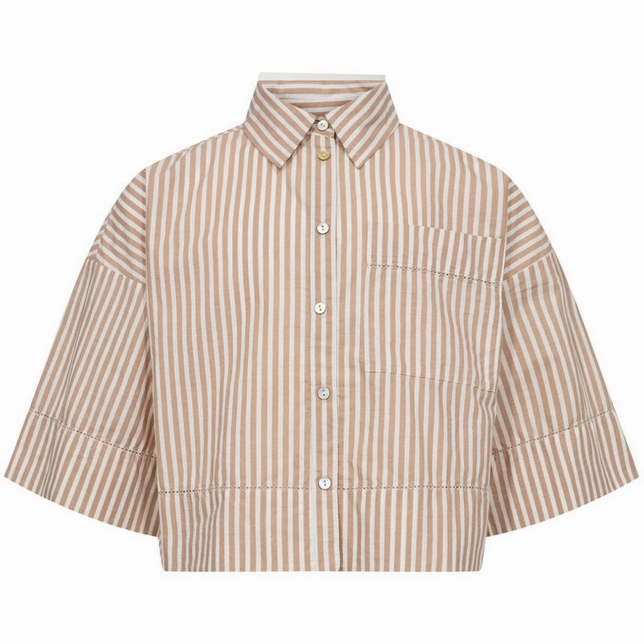 Sofie Schnoor Rosy Brown Shirt Workwear Ready Stylish Appearance