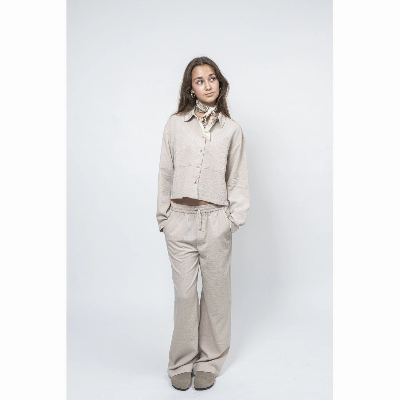 Classic Design Snug fit Sofie Schnoor Sand Shirt