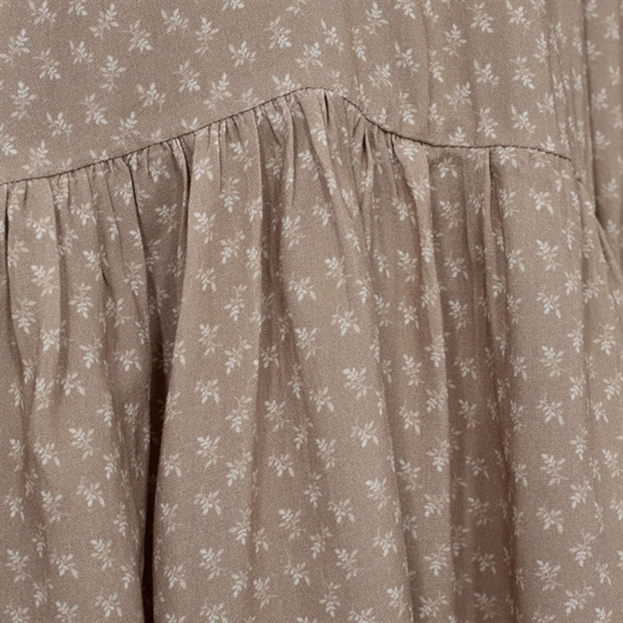 Sofie Schnoor Soft Beige Dress Tiered-Skirt