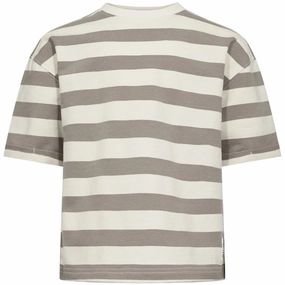 Sofie Schnoor Soft Beige T-Shirt Button Down Quick Dry Material