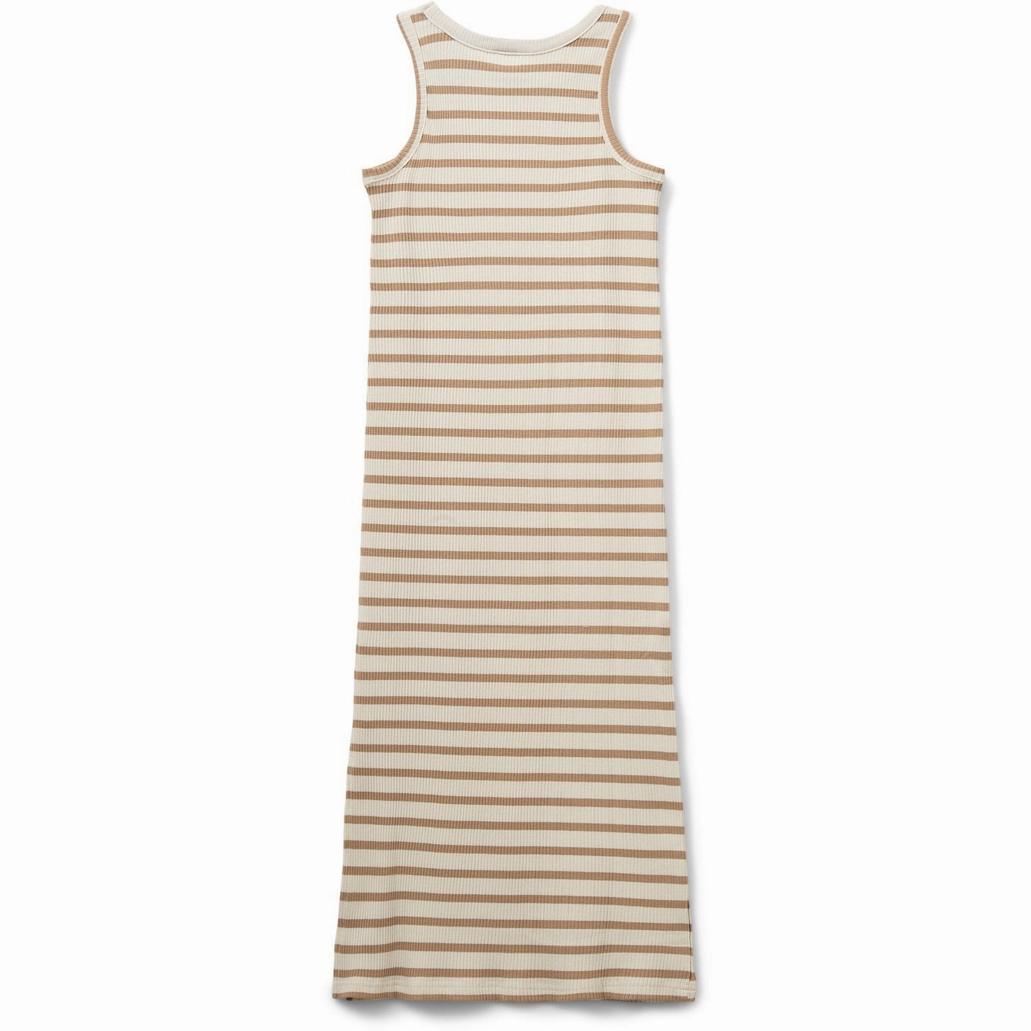 Sofie Schnoor Soft Brown Facitasy Dress Flattering Design Wear Minimal Curve