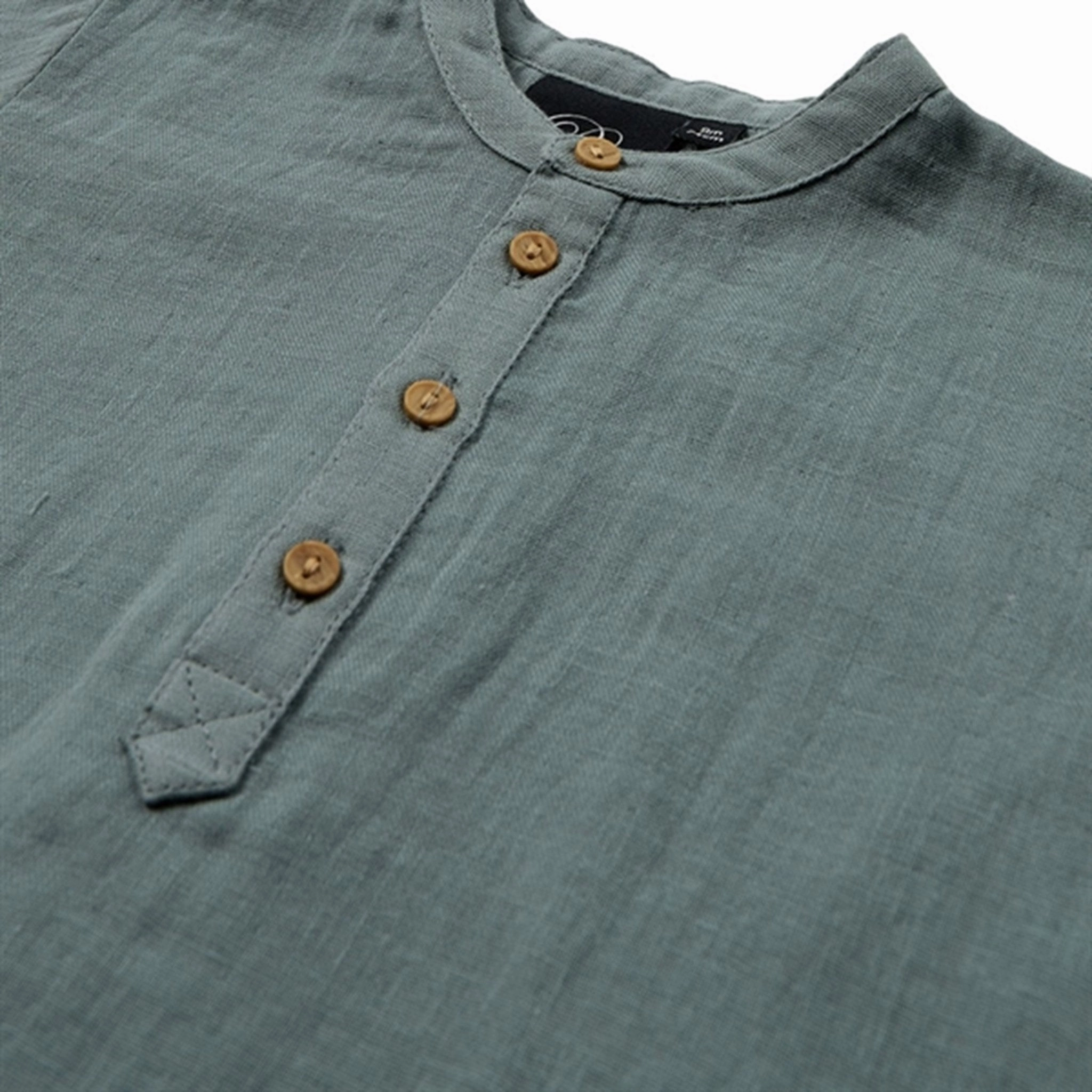 Sofie Schnoor Soft Sage Green Blouse Non Iron Fabric Snag Free Surface