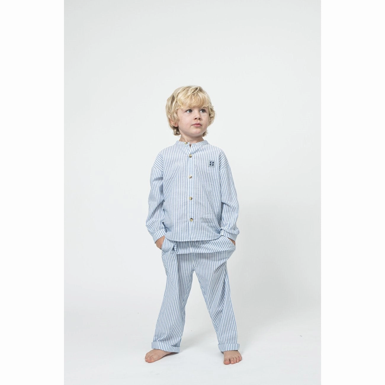 Non Chafe Seams Reinforced Hems Sofie Schnoor Stripe Cotton Shirt