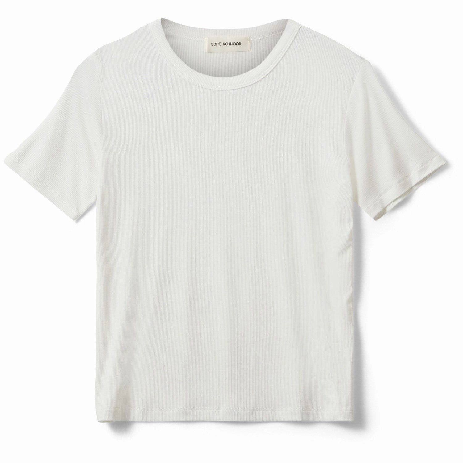 Anti-bacterial Sofie Schnoor White Nataliasy Rib T-Shirt