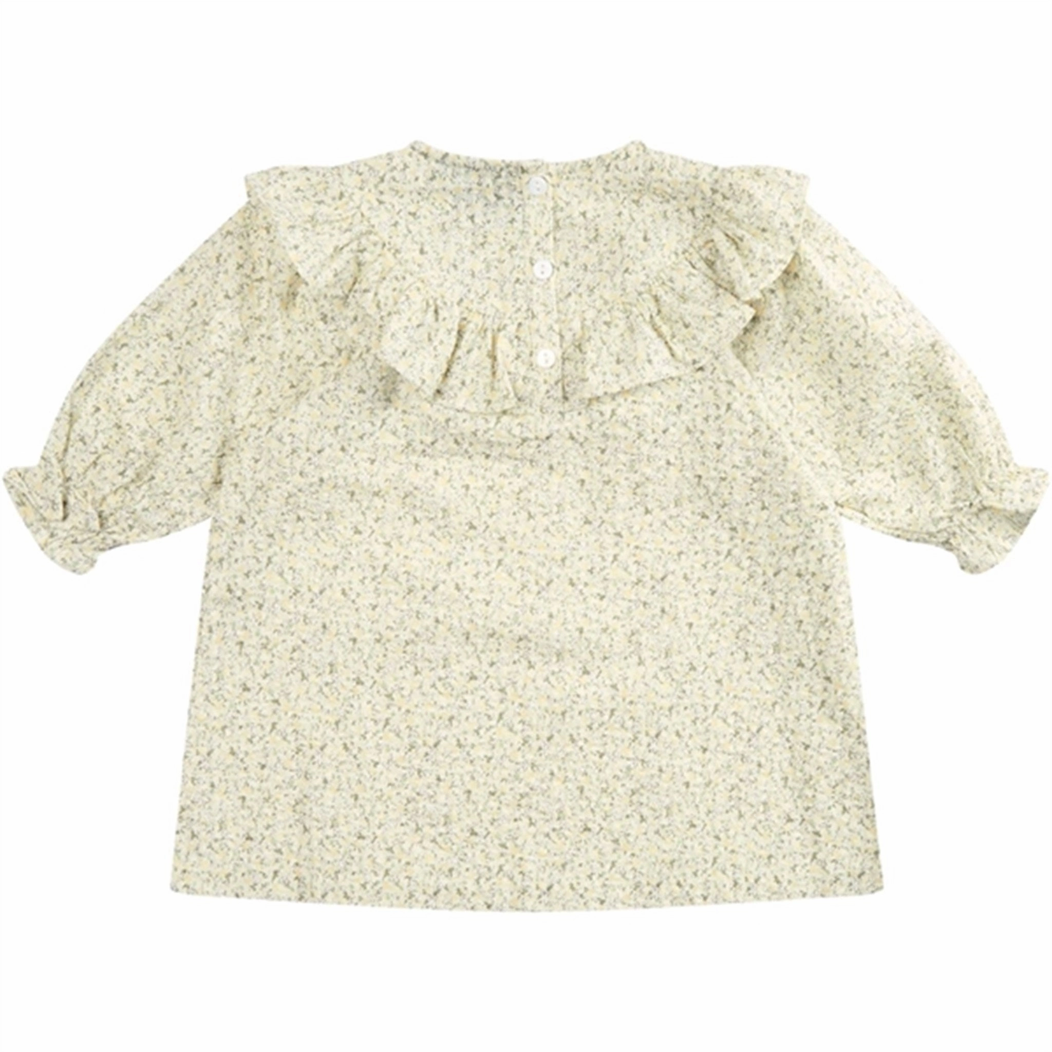 Sofie Schnoor Yellow Flower Dress Formal Style