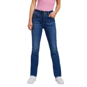 Lee pantalone jeans da donna a gamba dritta Ultra Lux Comfort in cobalto 112350786 blu medio Stylish Comfort