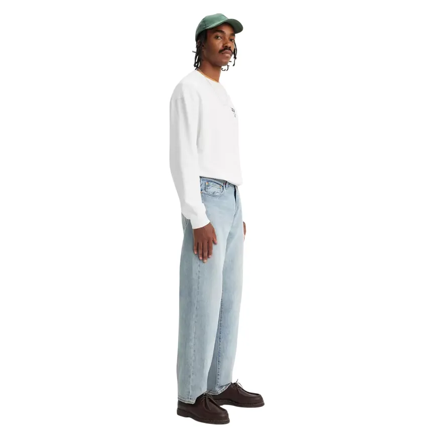 Levi's pantalone jeans da uomo 568 gamba diritta 29037 0062 baby blue essentials-blu Quick Drying