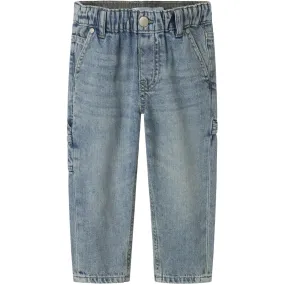 Name It Vintage Medium Blue Denim Nmmben Tap Jeans 8940-Bf Noos Straight Leg Soft Road Trip Youth Style