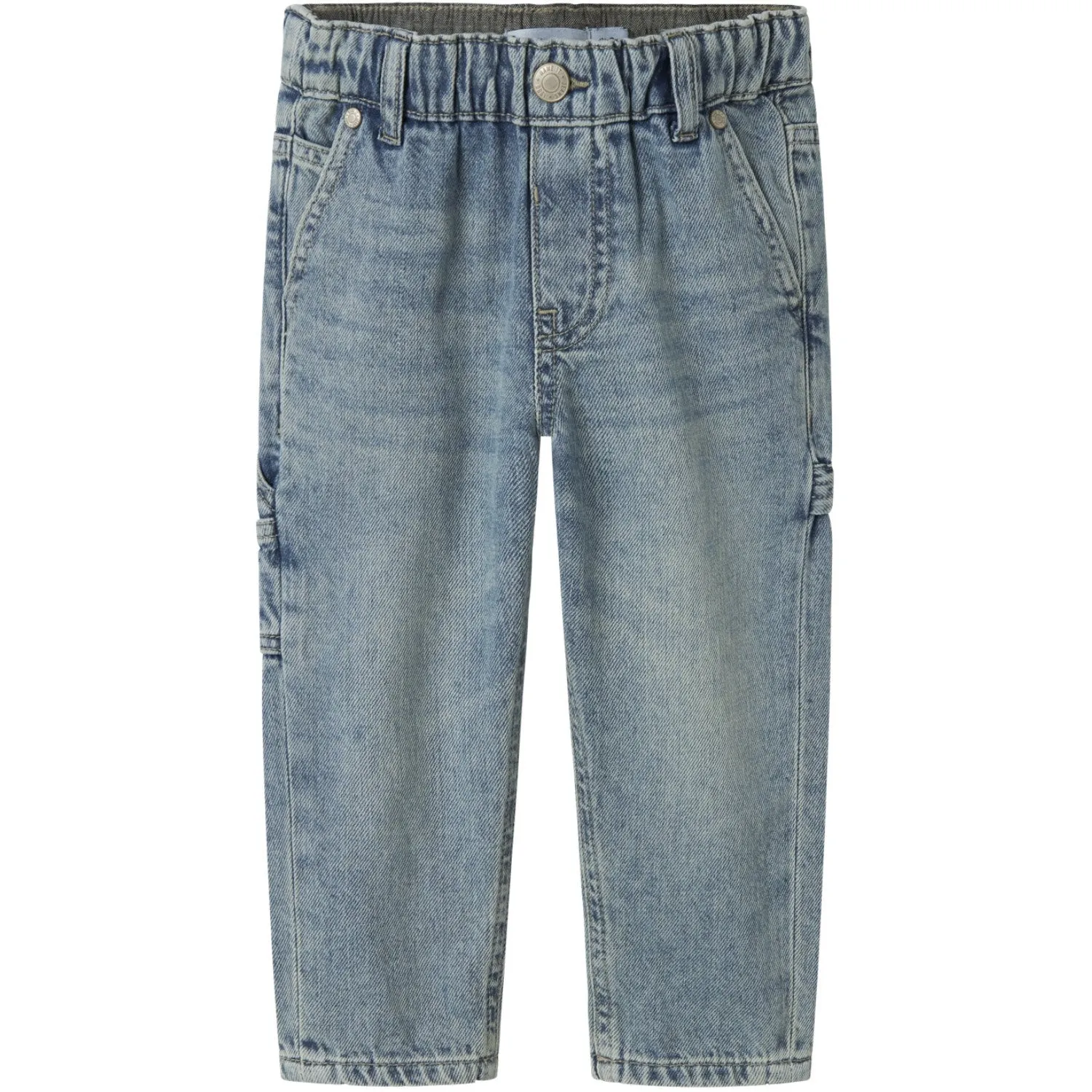 Name It Vintage Medium Blue Denim Nmmben Tap Jeans 8940-Bf Noos Straight Leg Soft Road Trip Youth Style