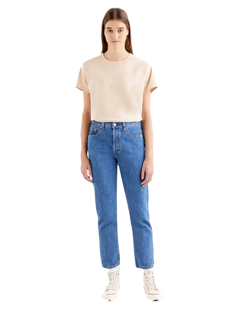 Levi's Jeans 501 Crop 362000142 breeze stone-blu Comfort Flex Heat Friendly