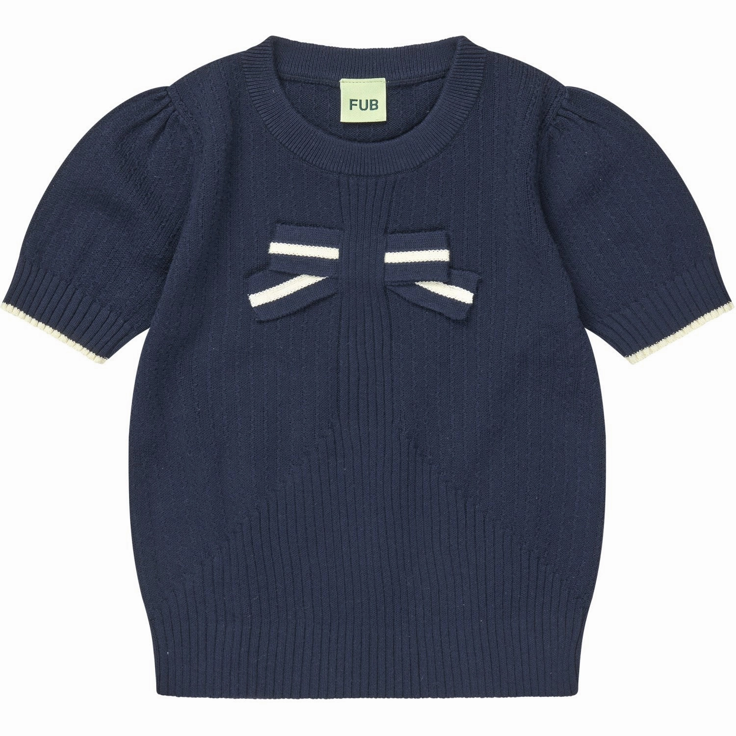 ZeroWaste Production Recommended FUB dark navy Bow Tee