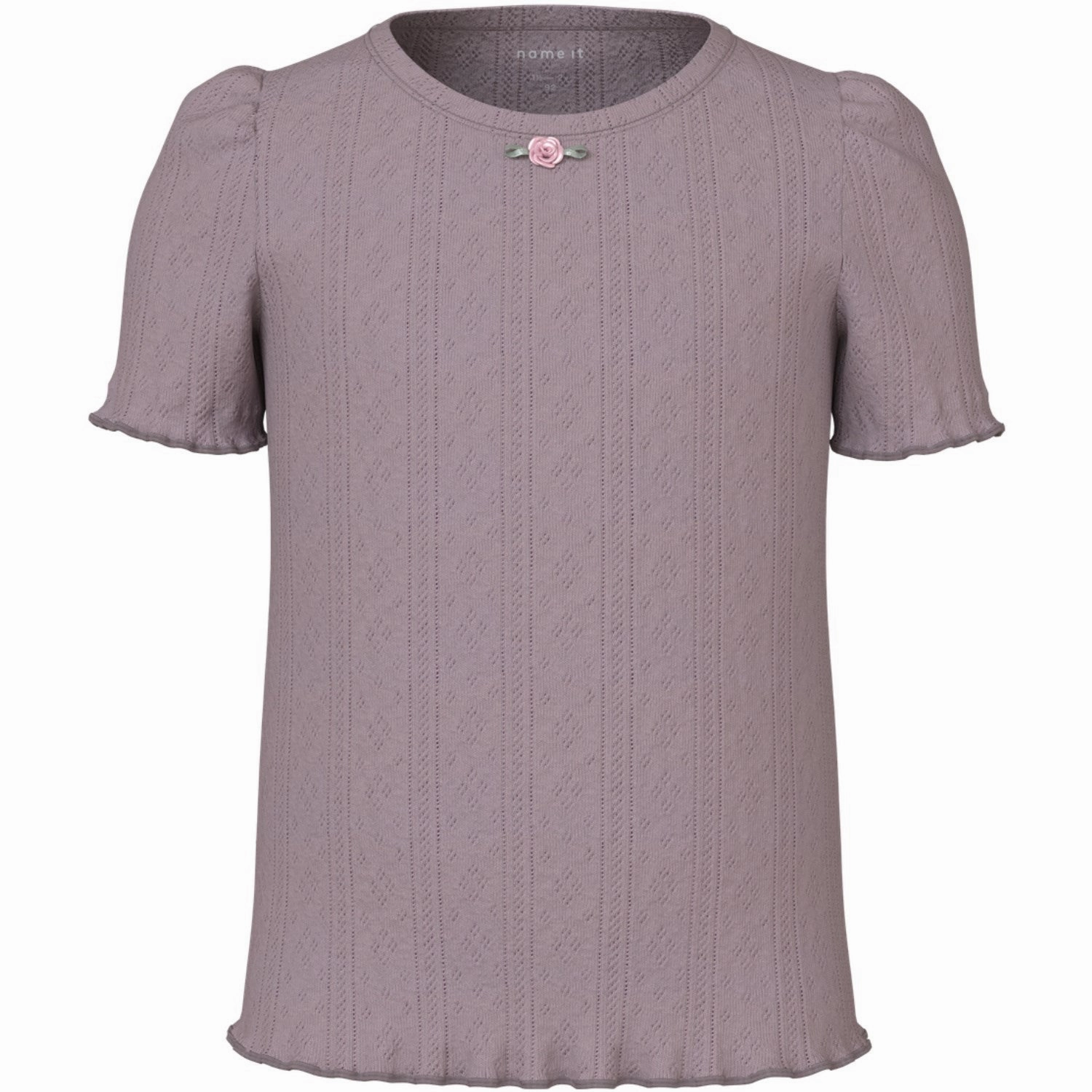 Name It Purple Dove Jsilke Slim T-Shirt Casual Look