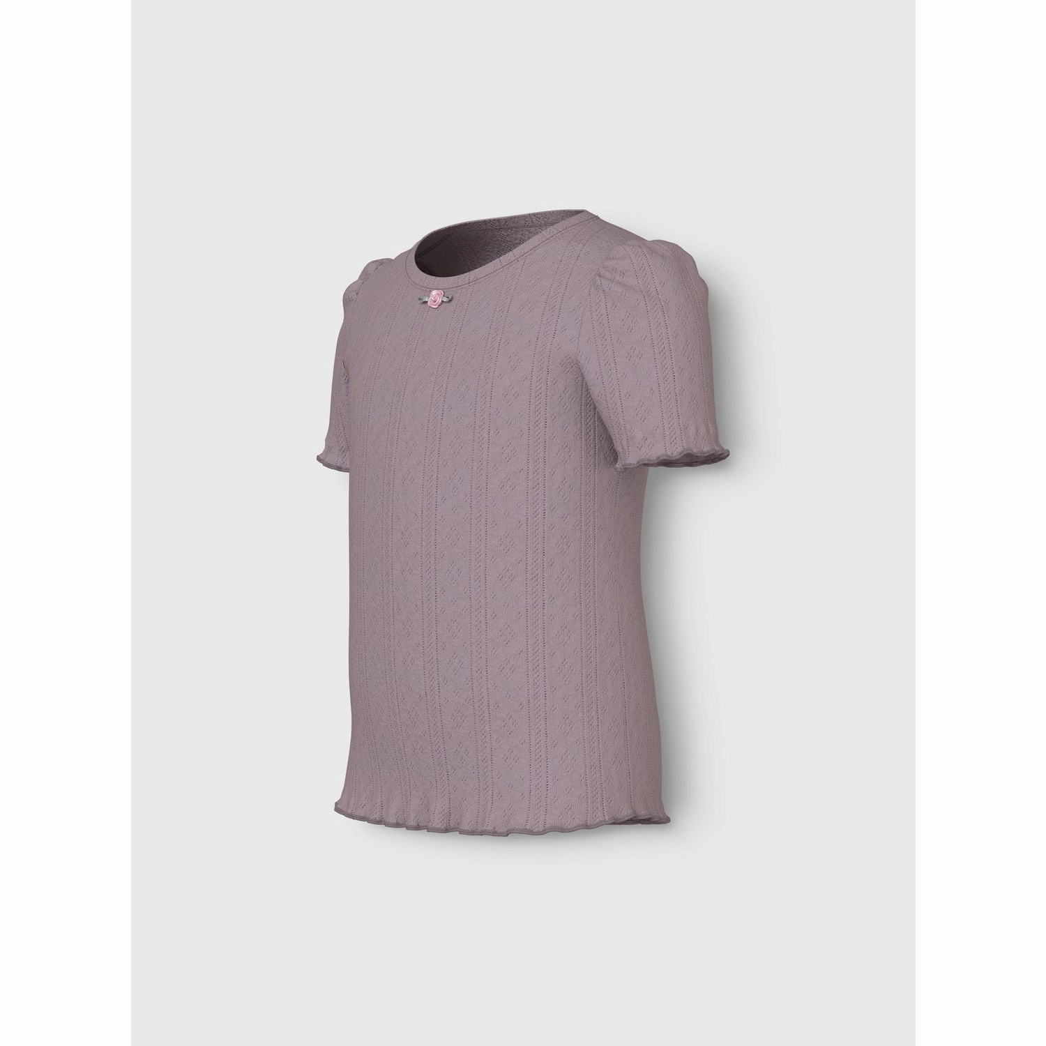Name It Purple Dove Jsilke Slim T-Shirt Street Comfort Style Breathable Mesh Panels
