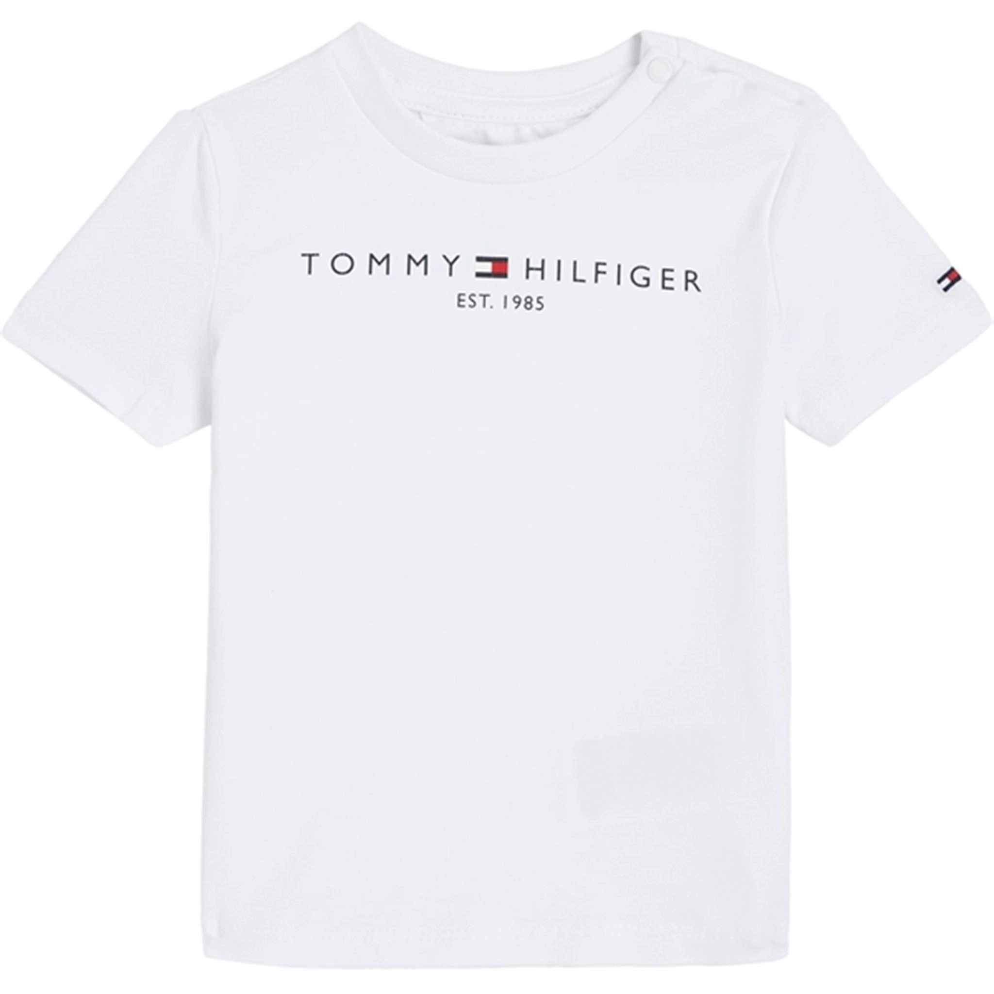 Tommy Hilfiger Baby Essential T-Shirt White Chafe Free Armhole