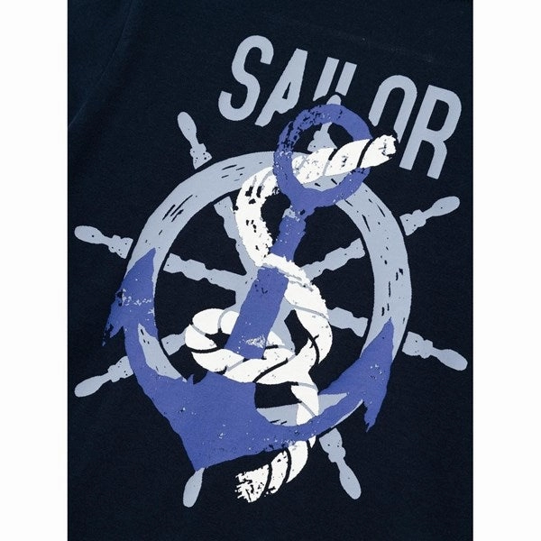 Trendy Comfort Wear Casual Layer Name it Dark Sapphire Faliksen T-Shirt