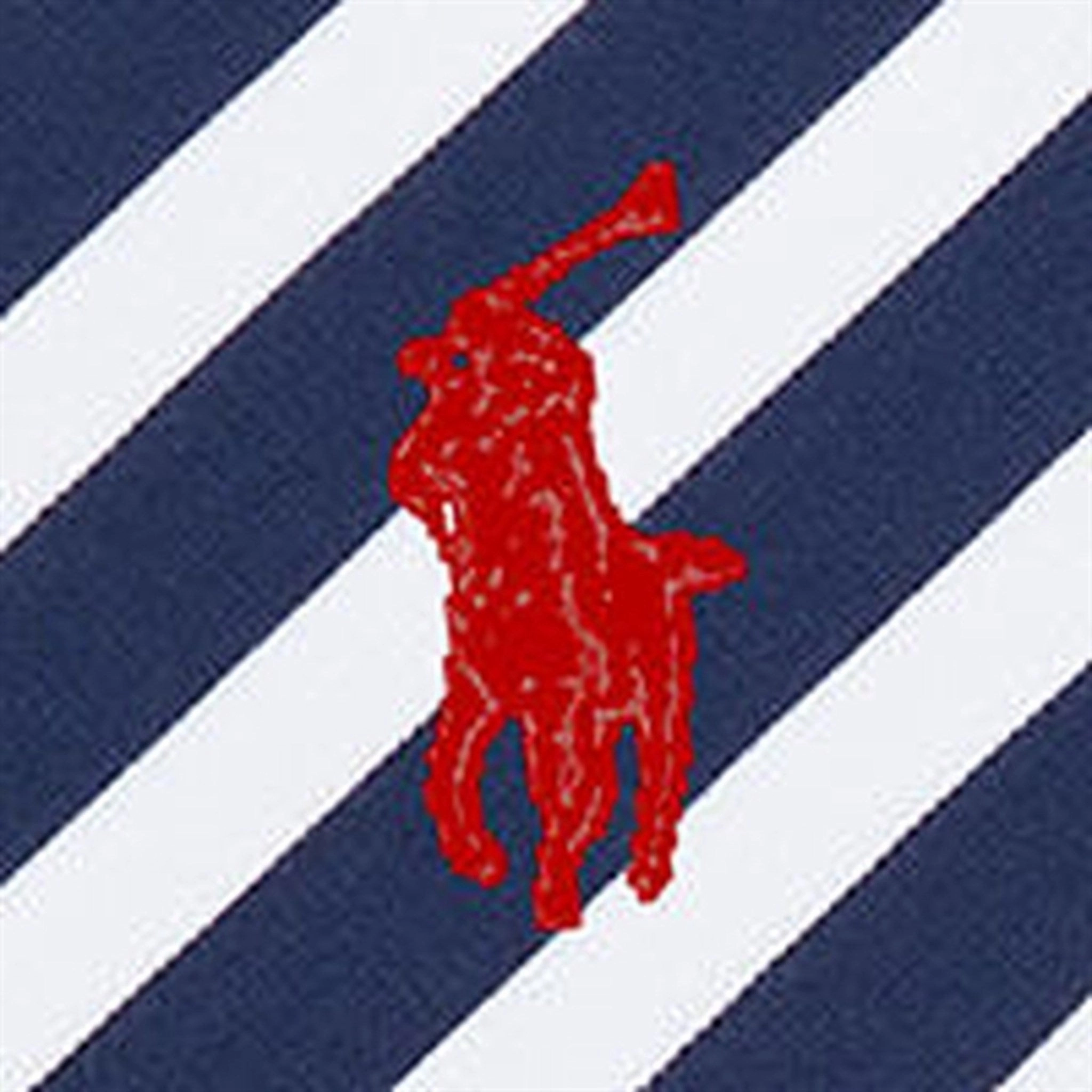 Glam Touch Polo Ralph Lauren Girls Dress Newport Navy W White