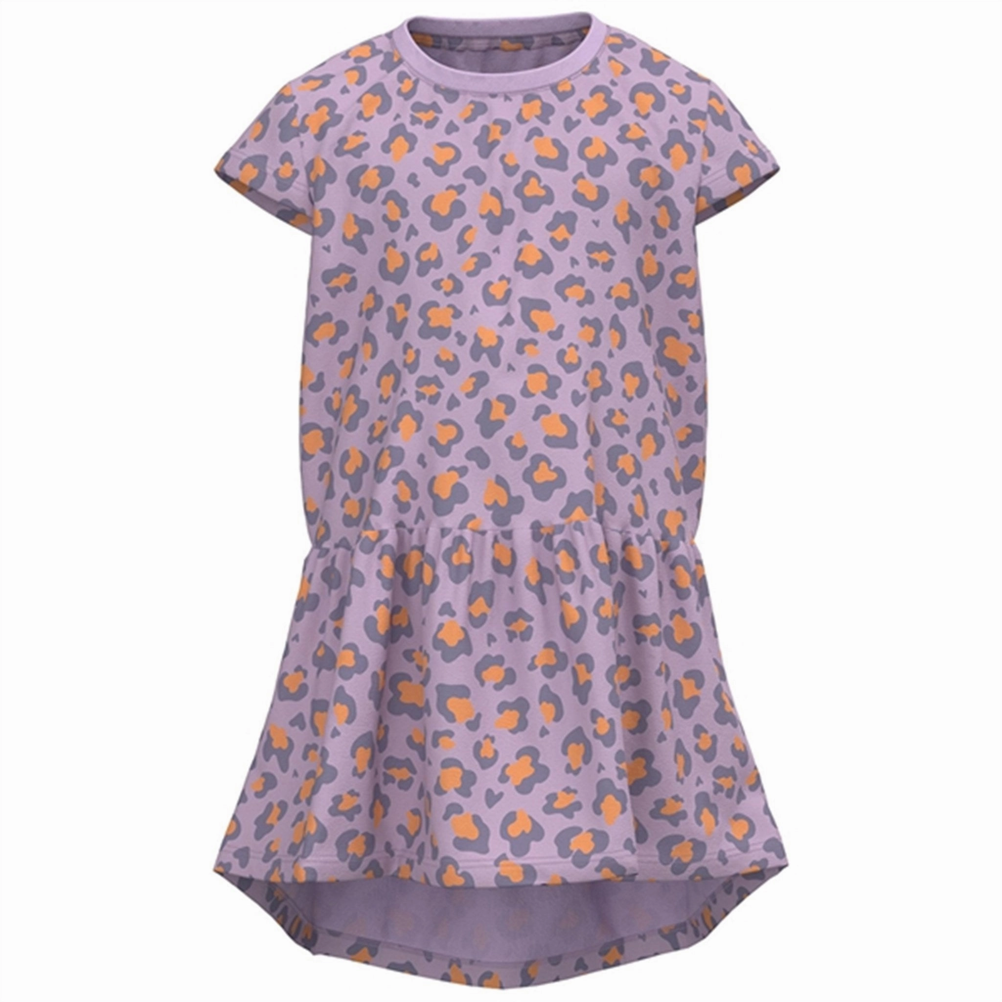 Name it Orchid Bloom Leo AOP Vigga Dress Soft color Slim Form