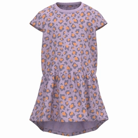 Name it Orchid Bloom Leo AOP Vigga Dress Vibrant Spirit BreathableFabric