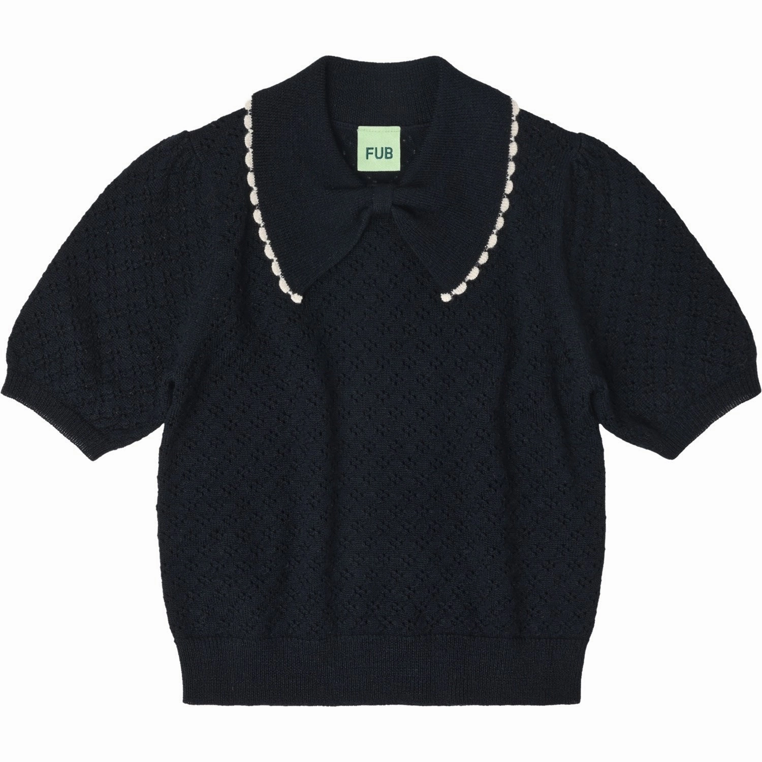 Sweat Resistant Lining FUB Dark Navy Pointelle Polo