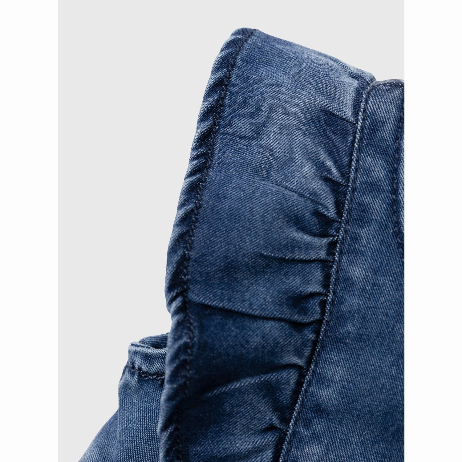 Everyday Soft Name It Dark Blue Denim Asta Denim Frill Romper