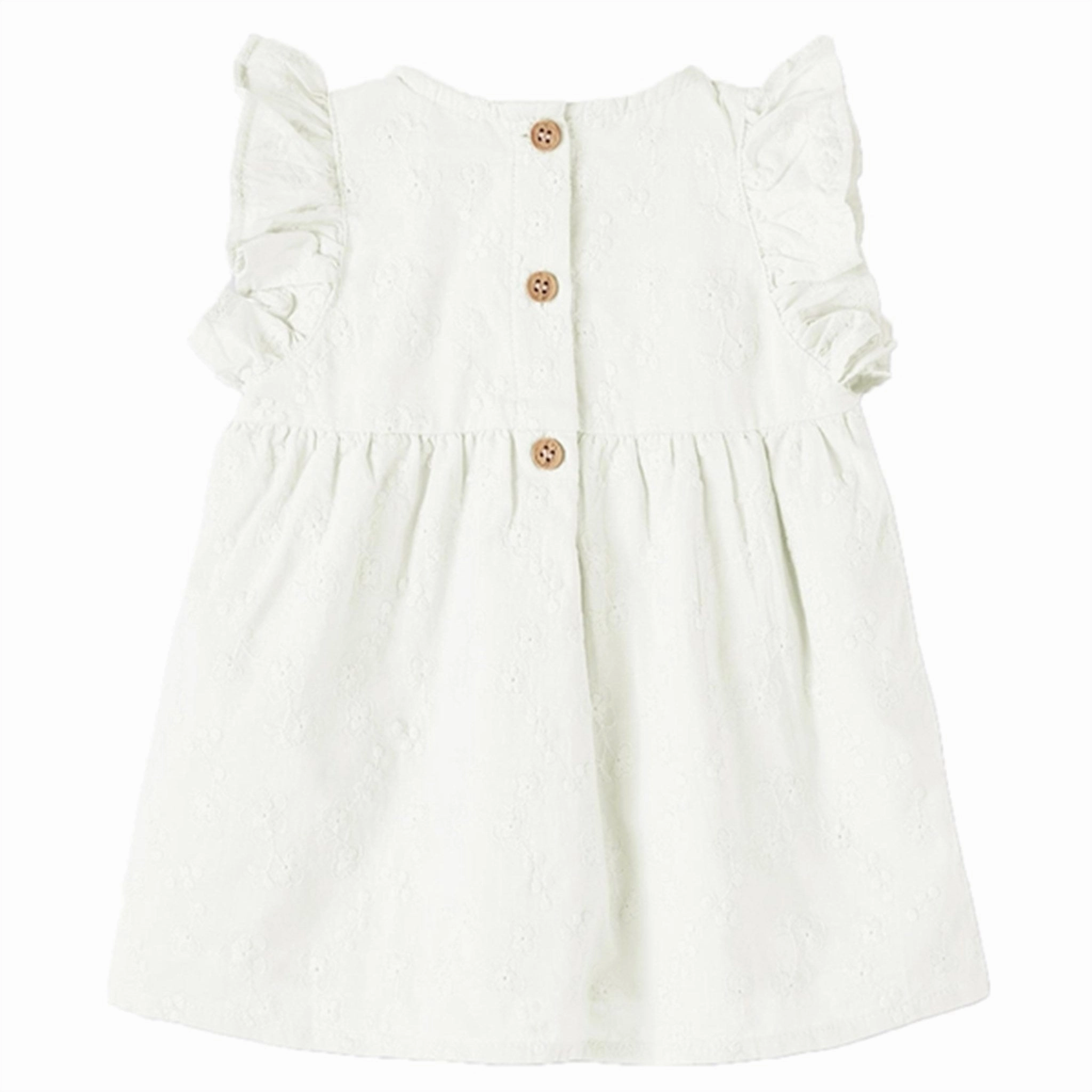 Comfortable casual dress Name it Bright White Deliner Spencer Dress