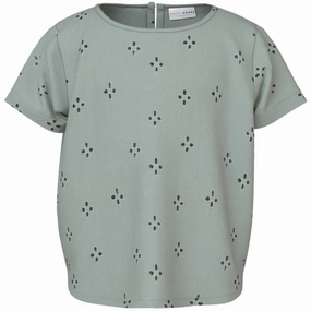 Name It Aqua Gray Violeta T-Shirt Hydrophobic coating Chic And Comfortable