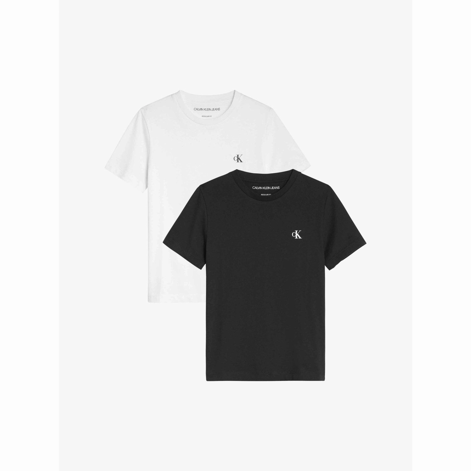 NeutralTonesCollection Calvin Klein White / Black 2-Pack MonAndram Tee Ss
