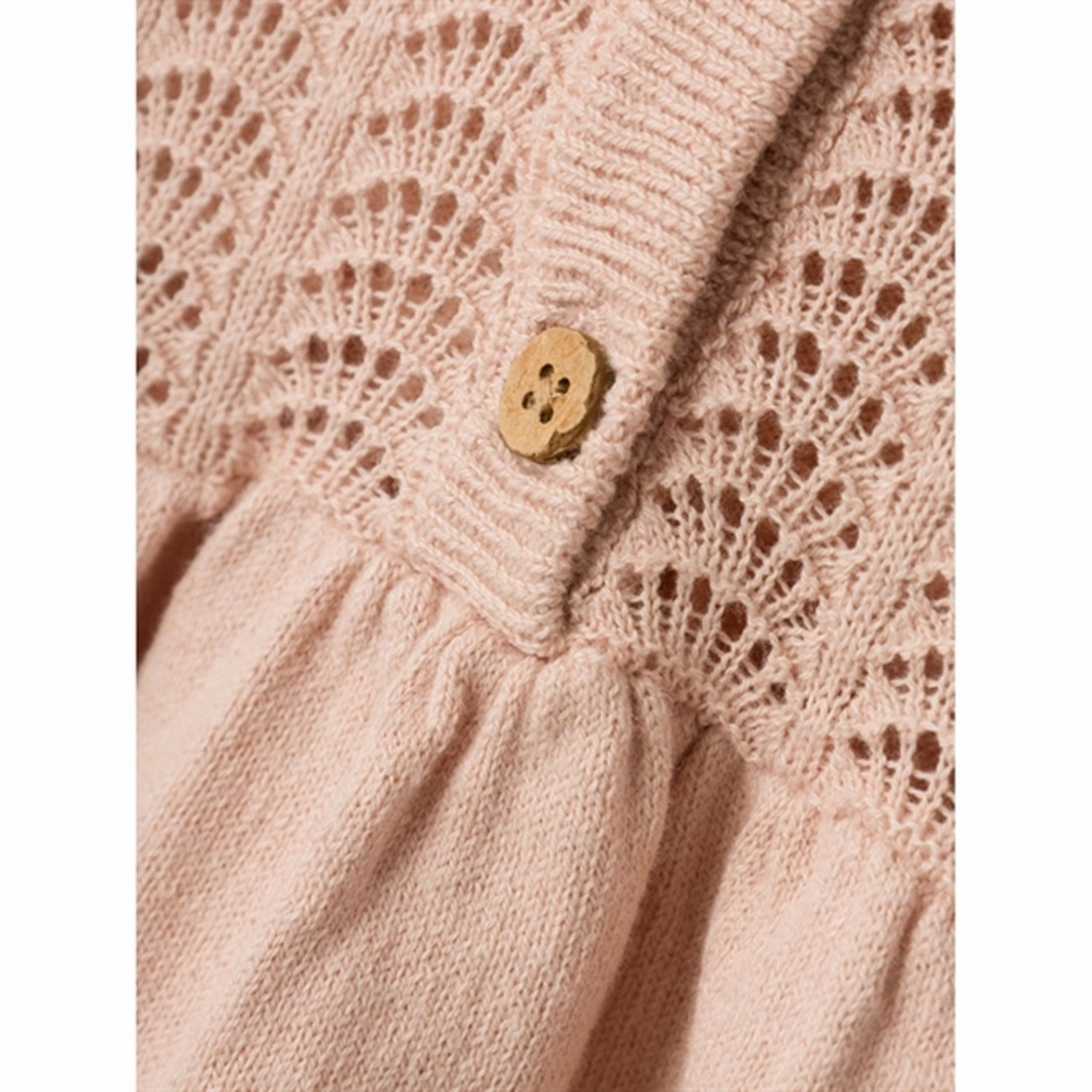 Lil'Atelier Rose Dust Lara Knit Dress Silky texture